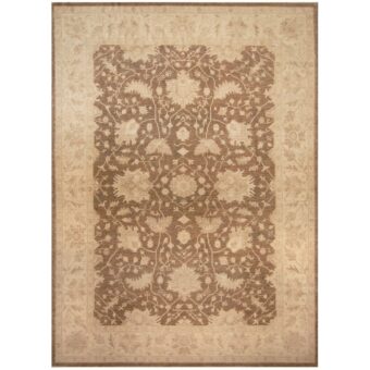 Afghan Hand-knotted Khotan Wool & Silk Rug (10' x 14')