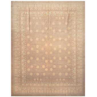Afghan Hand-knotted Vegetable Dye Khotan Wool Rug (10' x 13')