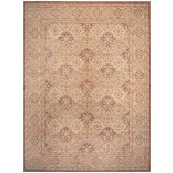 Afghan Hand-knotted Vegetable Dye Tabriz Wool Rug (10'2 x 13'8)