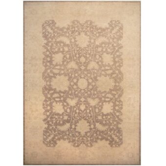 Afghan Hand-knotted Vegetable Dye Oushak Wool Rug (9'8 x 13'7)