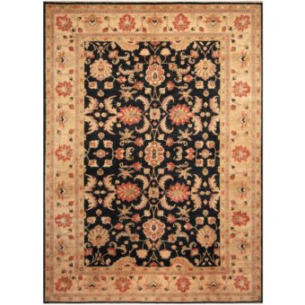 Afghan Hand-knotted Vegetable Dye Oushak Wool Rug (10' x 13'8)