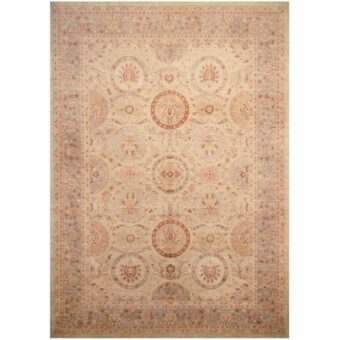 Afghan Hand-knotted Vegetable Dye Khotan Wool Rug (9'10 x 13'9)