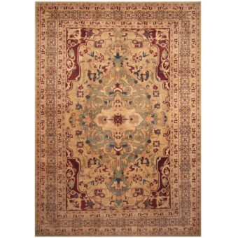 Afghan Hand-knotted Vegetable Dye Serapi Wool Rug (10'2 x 14'7)