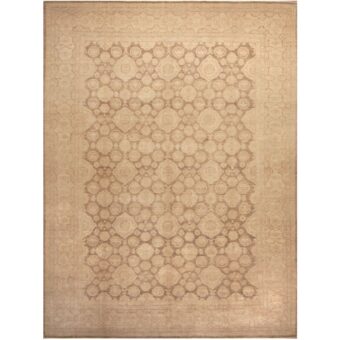 Afghan Hand-knotted Vegetable Dye Khotan Wool Rug (10' x 13'4)