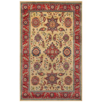 Afghan Hand-knotted Kazak Wool Rug (5'2 x 8'2)