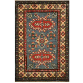 Afghan Hand-knotted Kazak Wool Rug (2' x 3')