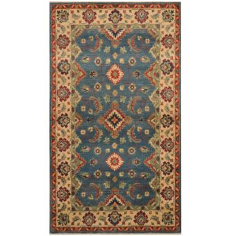 Afghan Hand-knotted Kazak Wool Rug (3' x 5'6)