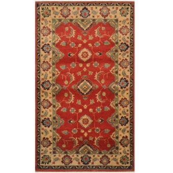 Afghan Hand-knotted Kazak Wool Rug (2'10 x 5')