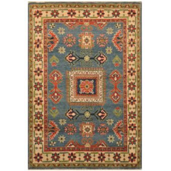 Afghan Hand-knotted Kazak Wool Rug (2'9 x 4'1)