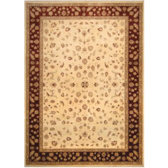 Afghan Hand-knotted Vegetable Dye Oushak Wool Rug (9'10 x 14')