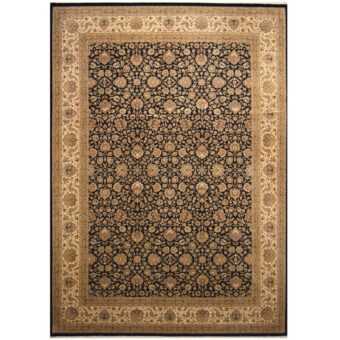 Pakistani Hand-knotted Vegetable Dye Tabriz Wool Rug (10' x 14'3)