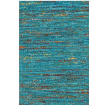 Indo Hand-woven Chenille Flatweave Rug (1'3 x 2')