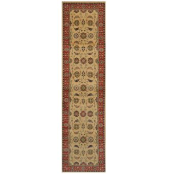 Afghan Hand-knotted Kazak Wool Runner (2'6 x 9'10)
