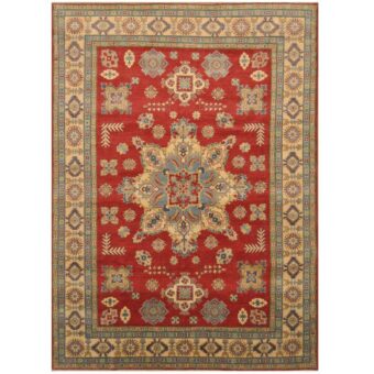 Afghan Hand-knotted Kazak Wool Rug (8'3 x 11'6)