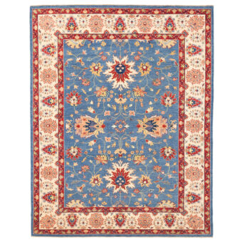 Afghan Hand-knotted Oushak Wool Rug (7'10 x 10'1)