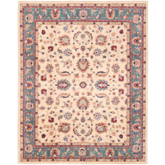 Afghan Hand-knotted Oushak Wool Rug (7'11 x 9'10)
