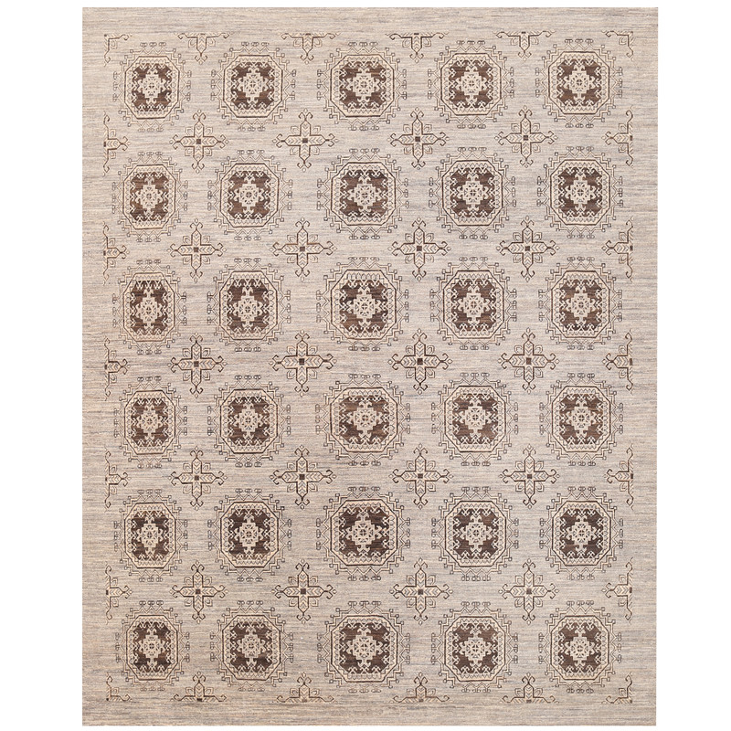 Afghan Hand-knotted Turkoman Wool Rug (8'1 x 9'11)