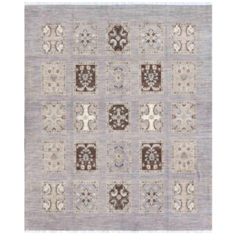 Afghan Hand-knotted Kazak Wool Rug (8'1 x 9'9)