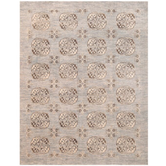 Afghan Hand-knotted Turkoman Wool Rug (8' x 10')