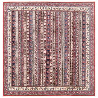 Afghan Hand-knotted Kazak Wool Rug (11'1 x 11'4)