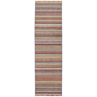 Afghan Hand-knotted Vegetable Dye Gabbeh Wool Runner (2'9 x 9'8)