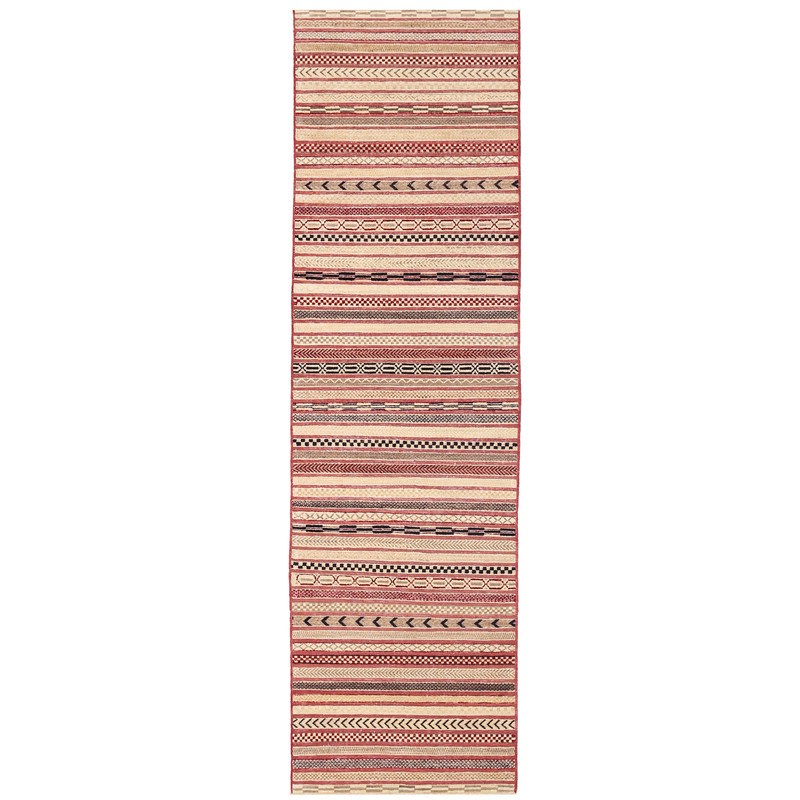 Afghan Hand-knotted Vegetable Dye Gabbeh Wool Runner (2'7 x 9'5)