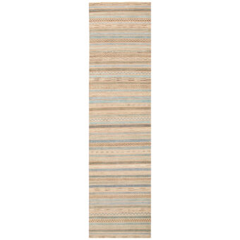 Afghan Hand-knotted Vegetable Dye Gabbeh Wool Runner (2'6 x 9'8)