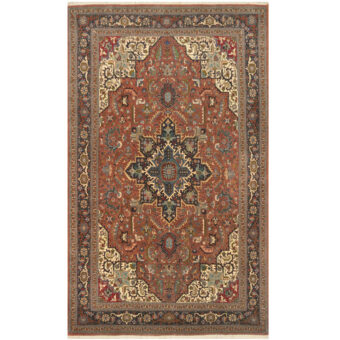Persian Hand-knotted Fine Tabriz Wool Rug (6'6 x 10'7)