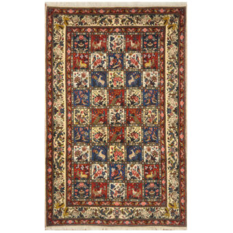 Persian Hand-knotted Bakhtiari Wool Rug (6'10 x 11')