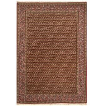 Persian Hand-knotted Tabriz Wool & Silk Rug (6'7 x 9'6)