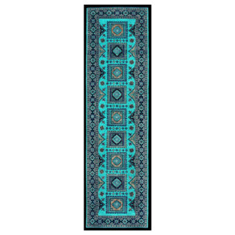 Afghan Hand-knotted Vegetable Dye Kazak Wool Runner (2'9 x 9'10)