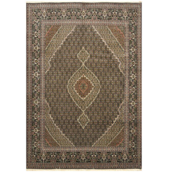 Persian Hand-knotted Tabriz Wool & Silk Rug (6'8 x 9'7)