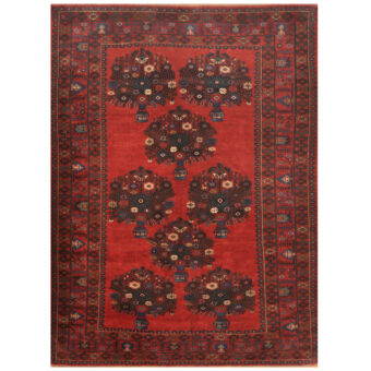 Afghan Hand-knotted Balouchi Wool Rug (7' x 9'5)