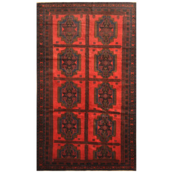 Afghan Hand-knotted Balouchi Wool Rug (5'8 x 9'10)