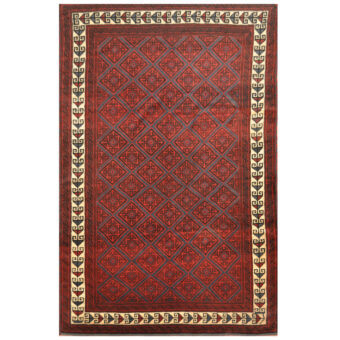 Afghan Hand-knotted Balouchi Wool Rug (6'7 x 10')