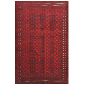 Afghan Hand-knotted Balouchi Wool Rug (6'7 x 10')