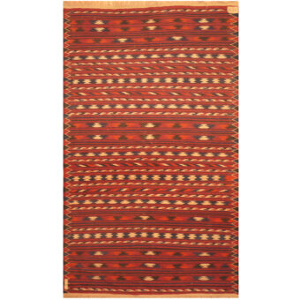 Afghan Hand-woven Wool Kilim (3'10 x 6'3)