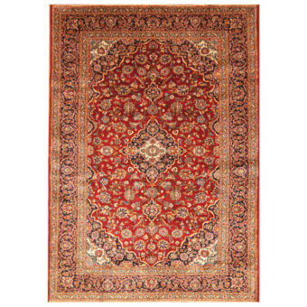 Persian Hand-knotted Kashan Wool Rug (8'7 x 12')