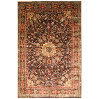 Persian Hand-knotted Tabriz Wool Rug (7'10 x 11'10)