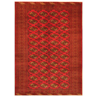 Persian Hand-knotted Turkoman Wool Rug (6'6 x 9')