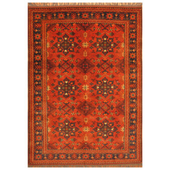 Afghan Hand-knotted Khal Mohammadi Wool Rug (6'7 x 9'4)