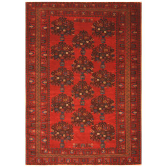 Afghan Hand-knotted Balouchi Wool Rug (7' x 9'8)