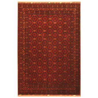 Afghan Hand-knotted Khal Mohammadi Wool Rug (6'8 x 9'9)