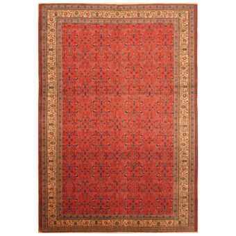 Turkish Hand-knotted Semi-antique 1960's Kayseri Wool Rug (6'7 x 9'5)