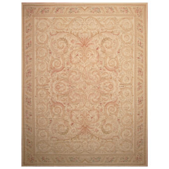 Sino Hand-woven Aubusson Wool Rug (11'6 x 15'3)