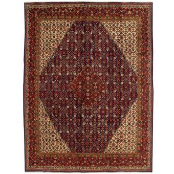 Persian Hand-knotted Mahal Wool Rug (9'11 x 12'8)