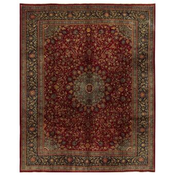 Persian Hand-knotted Kashmar Wool Rug (9'11 x 12'4)