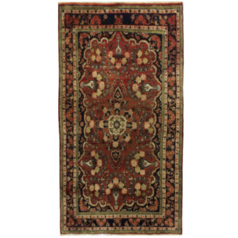Persian Hand-knotted Mahal Wool Rug (3'11 x 7'4)