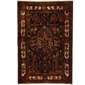 Persian Hand-knotted Hamadan Wool Rug (4'9 x 7'1)