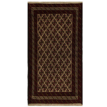Persian Hand-knotted Tribal Balouchi Wool Rug (3'1 x 5'9)